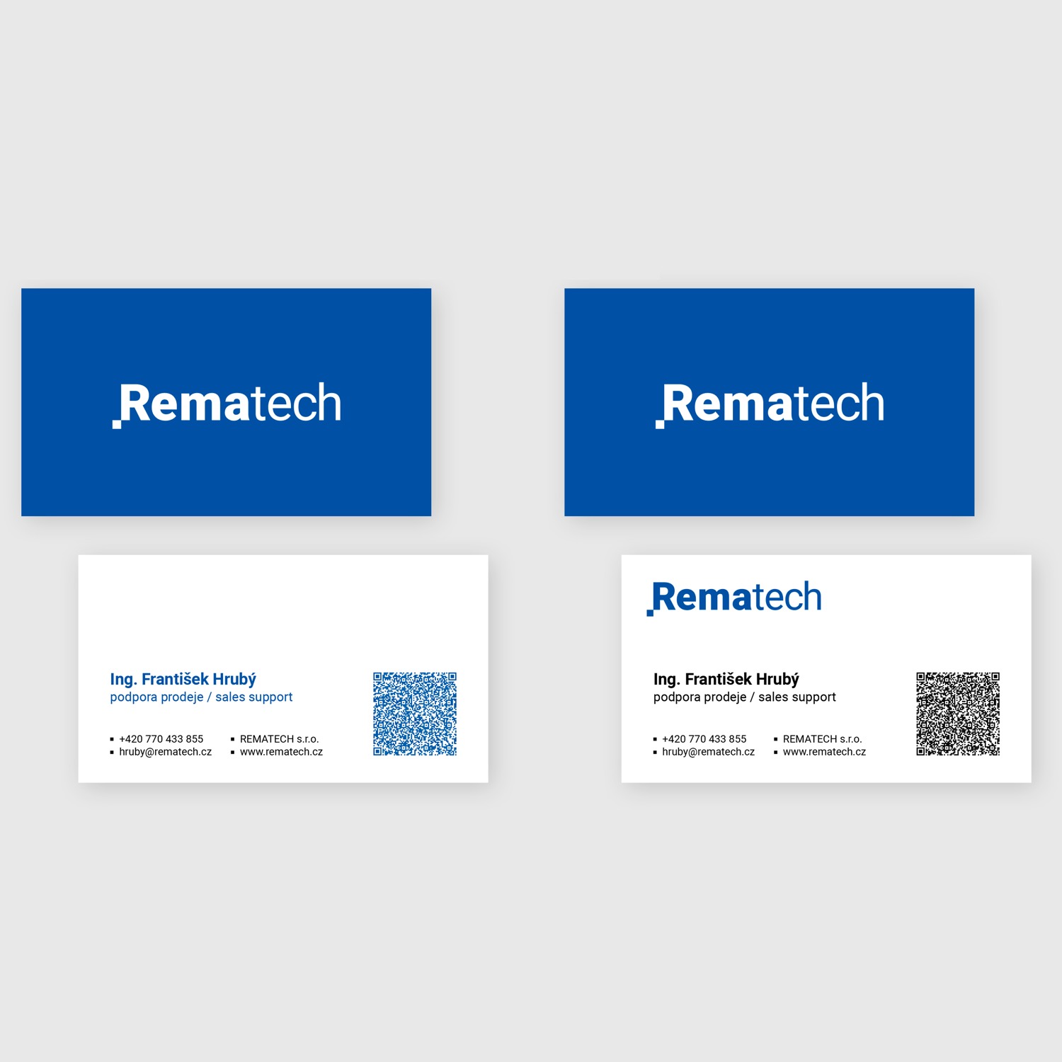 Rematech vizitky